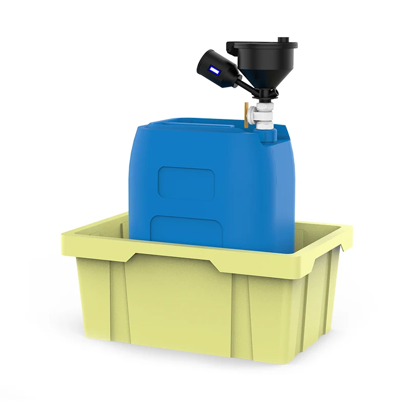 Kemiallisten liuottimien jätesuppilot